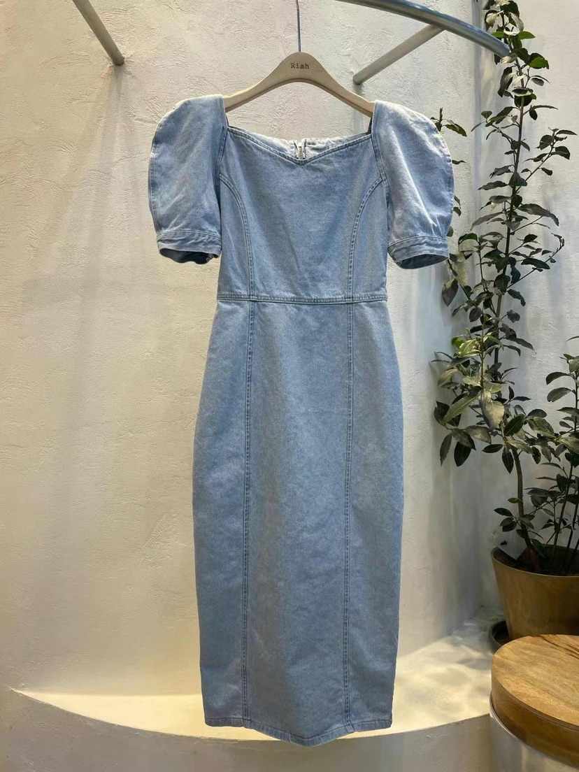 RIAH韓國直郵女裝新品休閑熱賣職業25春夏真品推薦連衣裙打折RIAH連衣裙