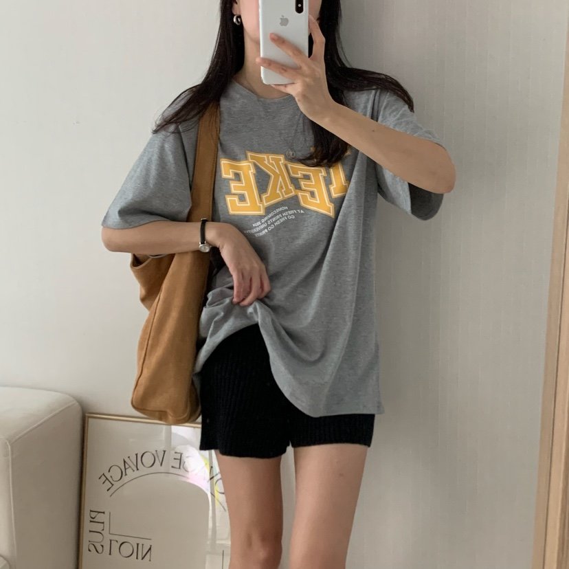 HELLO JINI韓國直郵㊣女裝新款職業25春夏休閑時尚熱賣T恤HELLO JINIT恤