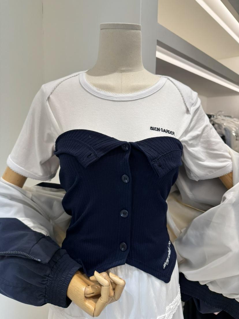 BIEN GARDER直郵韓國代購㊣女裝新品人氣25春夏職業吊帶背心BIEN GARDER吊帶/背心