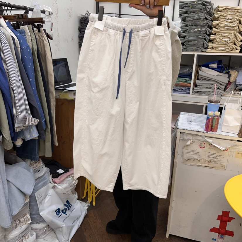 DELI JENNY韓國直郵㊣女裝新款熱賣休閑人氣25春夏推薦休閑褲THERE休閑褲