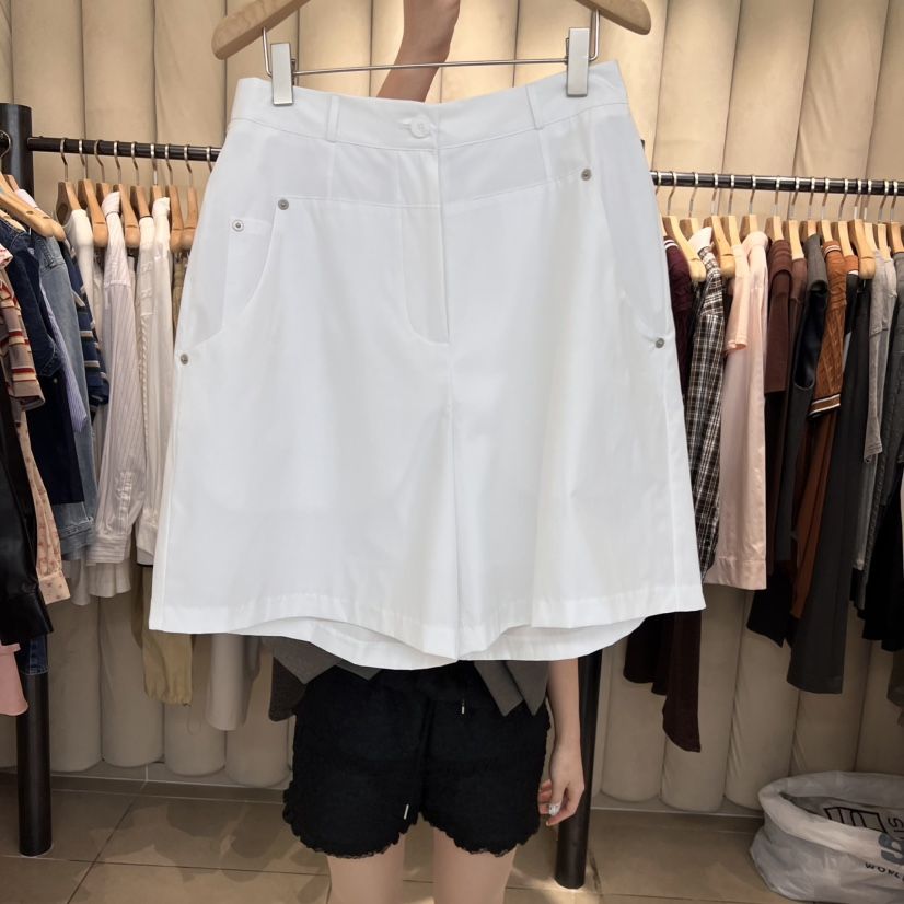 OUS/INCH-L韓國直郵㊣東大門實拍女裝新品職業時尚25春夏短褲OUS/INCH短褲