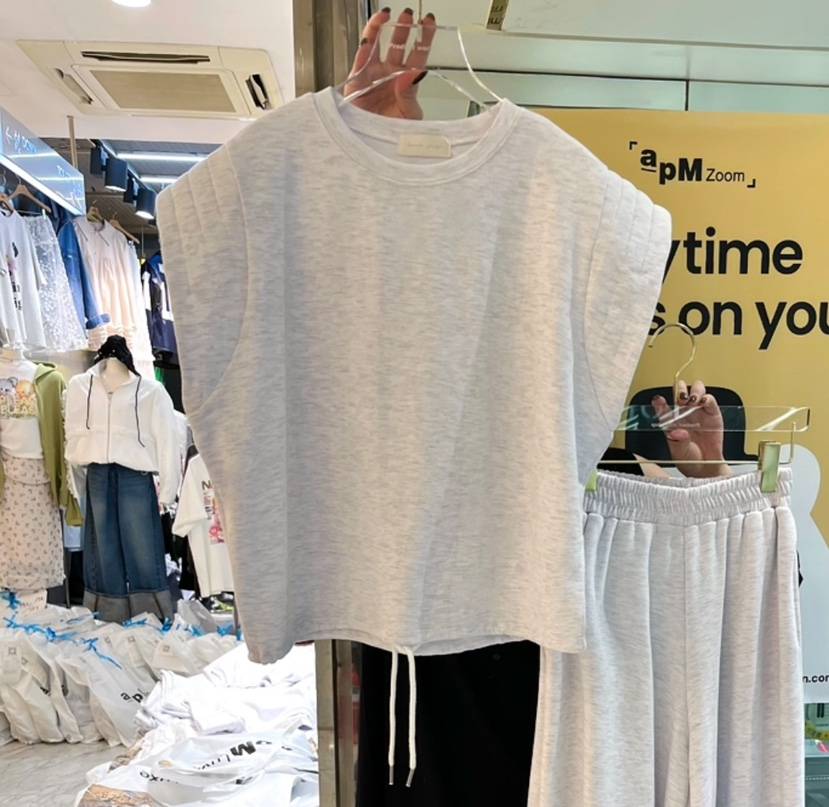 WORK SHOP韓國直郵㊣東大門實拍女裝新款時尚熱賣職業休閑T恤Work_shopT恤