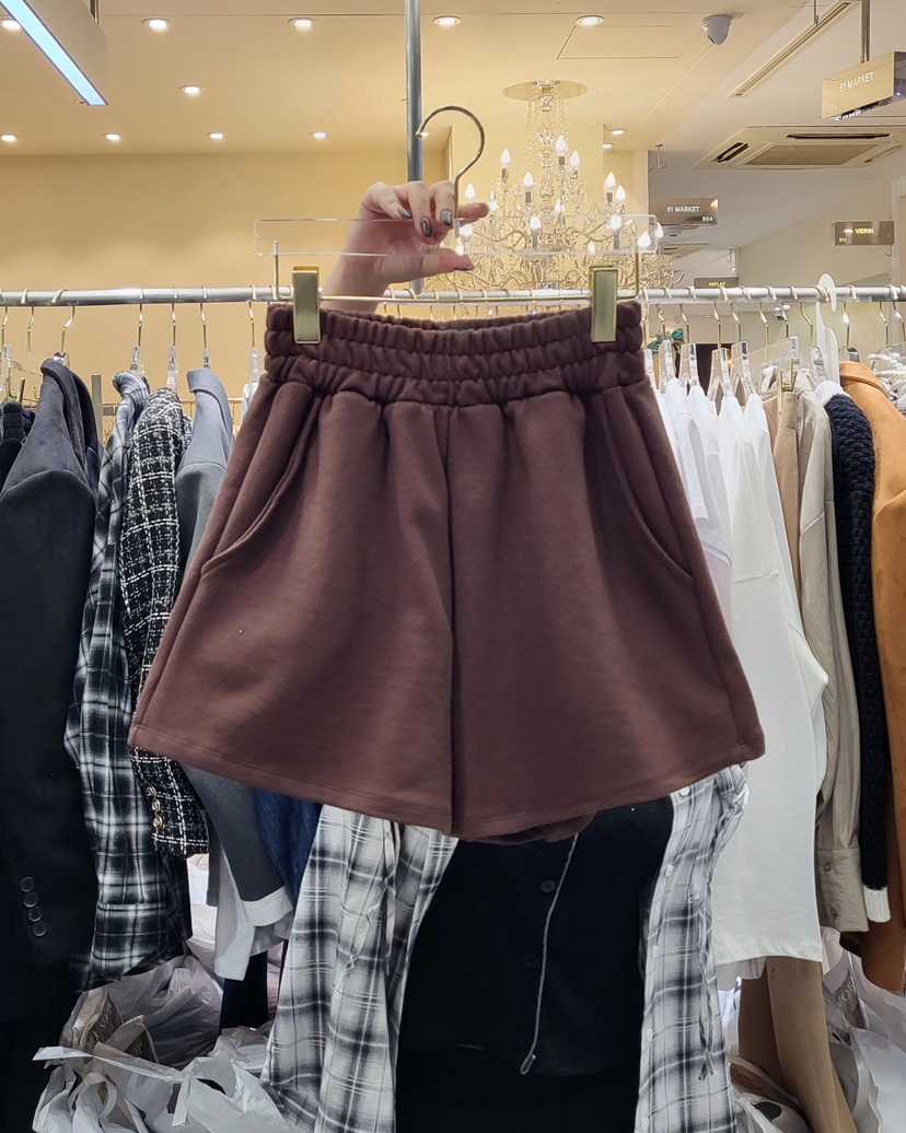 WORK SHOP直郵韓國代購㊣女裝新款25春夏職業推薦休閑短褲Work_shop短褲