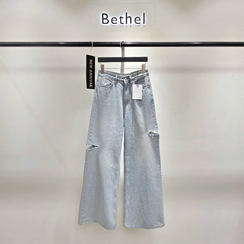BETHEL韓國㊣直郵東大門代購女裝新品人氣推薦熱賣職業牛仔褲BETHEL牛仔褲