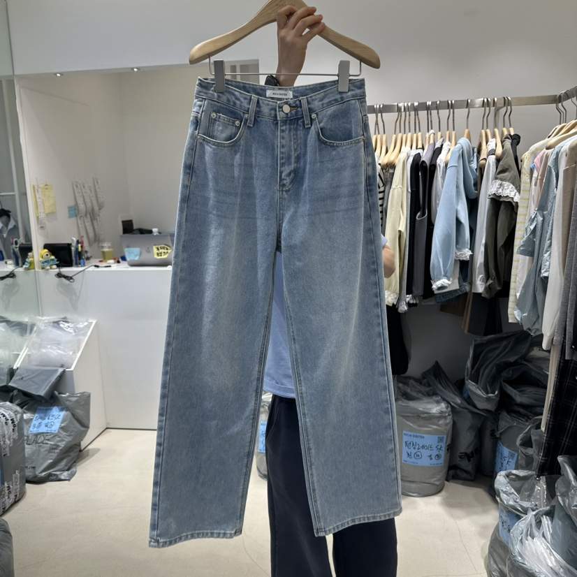 RICH SISTER韓國直郵㊣女裝新品25春夏熱賣職業時尚牛仔褲RICH SISTER牛仔褲