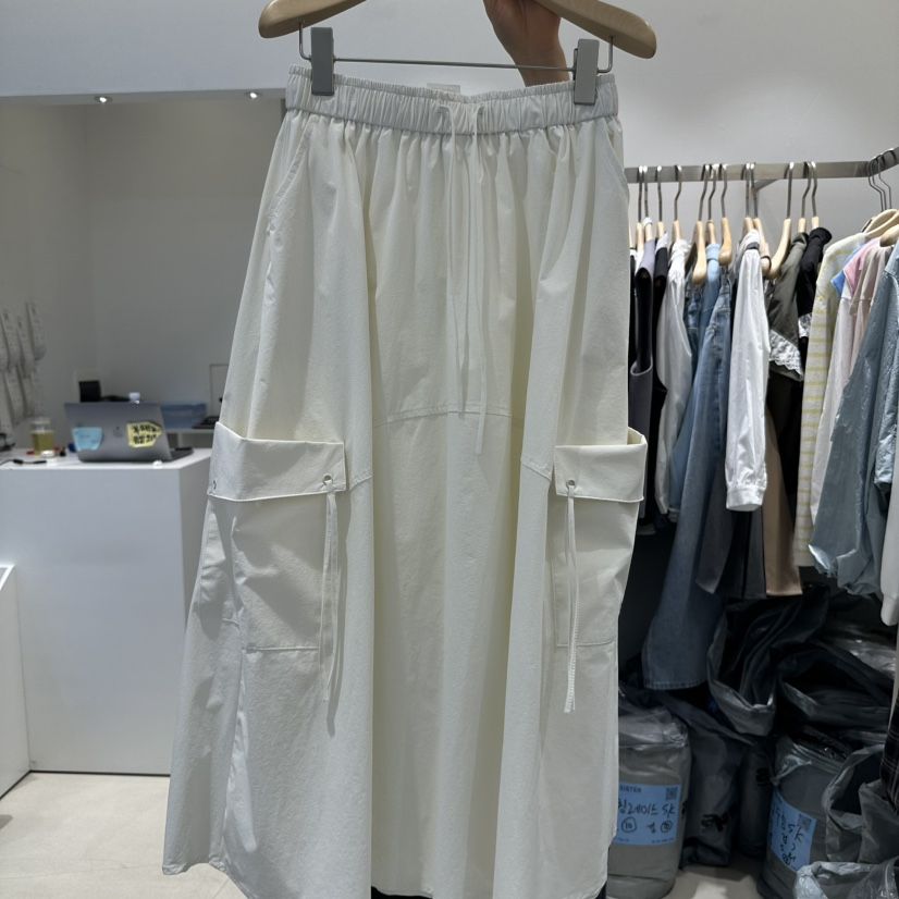 RICH SISTER韓國直郵㊣東大門實拍女裝新品人氣25春夏長裙口袋RICH SISTER長裙
