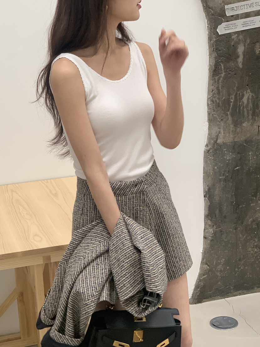 LOGARDEN直郵韓國代購㊣女裝新款25春夏時尚人氣熱賣吊帶背心LO GARDEN吊帶/背心