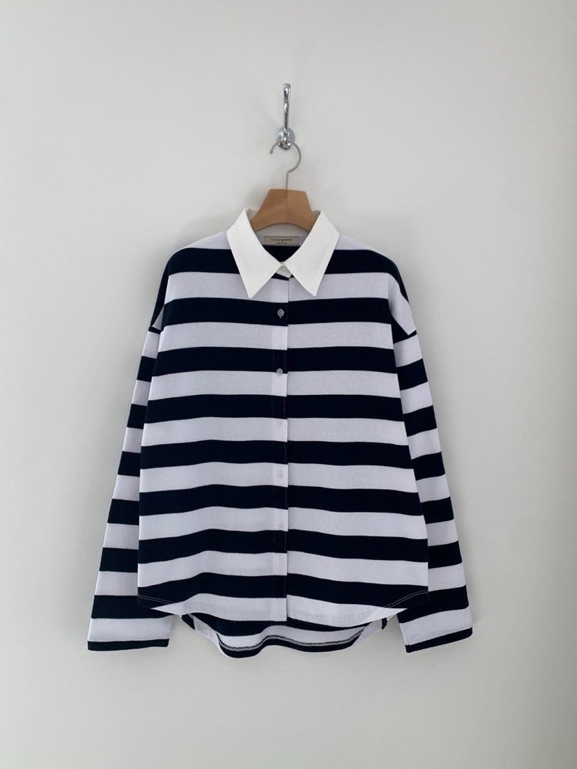 COURGETTE直郵韓國代購㊣女裝新款休閑職業時尚推薦襯衫蕾絲衫COURGETTE襯衫/蕾絲衫