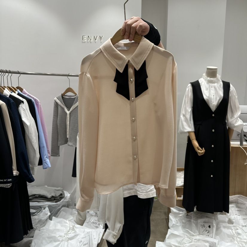ENVY韓國直郵㊣東大門實拍女裝新款25春夏人氣推薦襯衫蕾絲衫ENVY襯衫/蕾絲衫