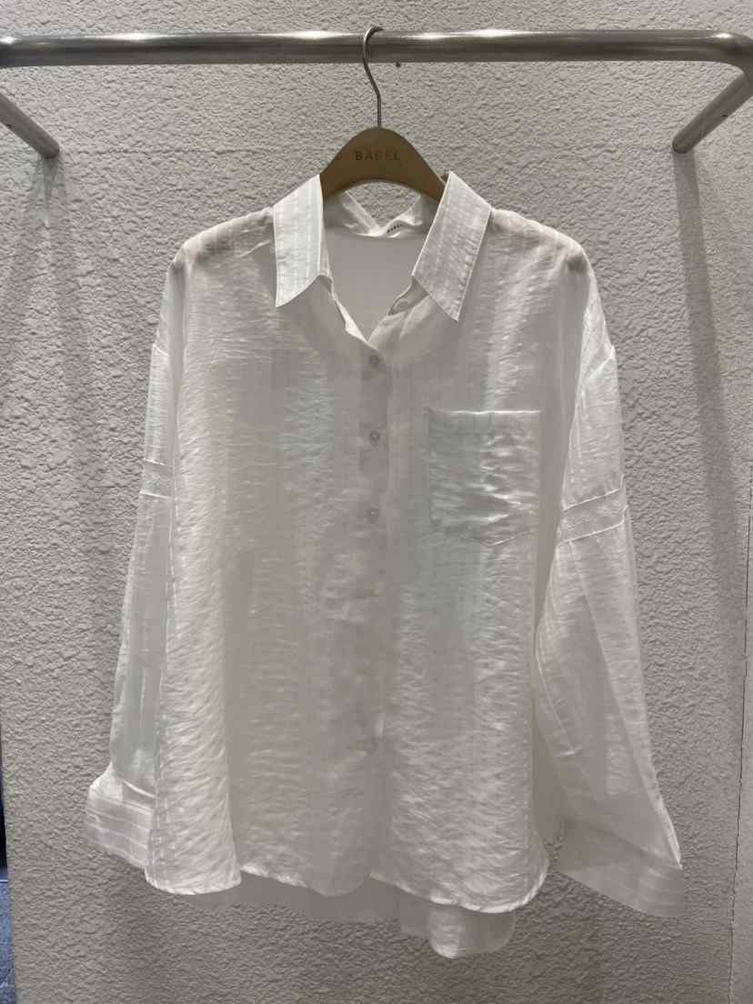 BABEL韓國直郵女裝新款25春夏熱賣人氣休閑職業真品襯衫蕾絲衫BABEL襯衫/蕾絲衫