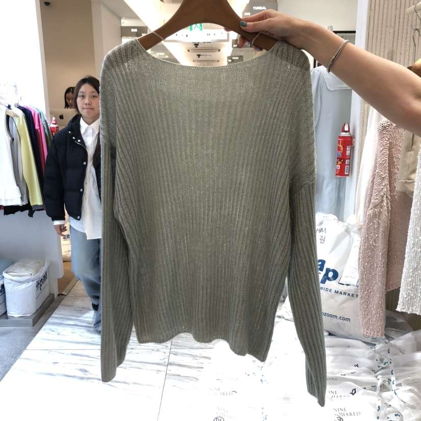 NINESQUARED韓國代購女裝新款熱賣時尚休閑職業25春夏針織衫NINESQUARED針織衫