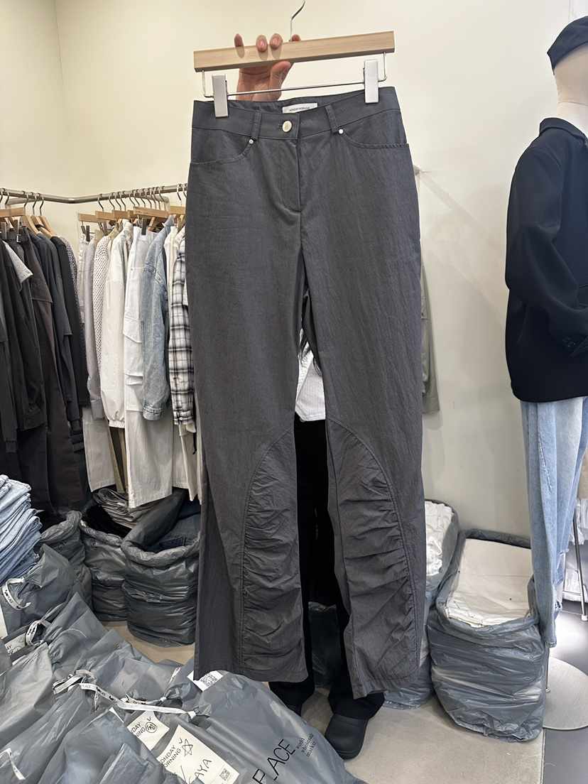 MONDAYMORING韓國直郵㊣女裝新品25春夏職業熱賣人氣休閑褲MONDAYMORING休閑褲