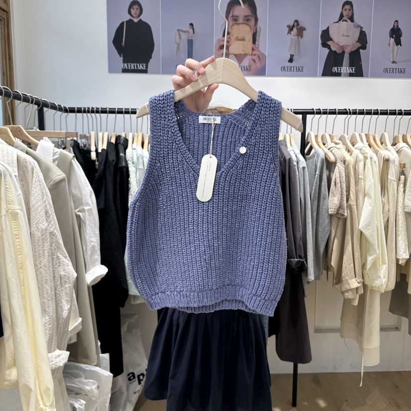 OVERTAKE韓國直郵㊣東大門實拍女裝新品人氣吊帶背心不含內搭OVERTAKE吊帶/背心