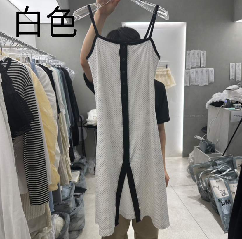 ANDE韓國直郵㊣東大門實拍女裝新品熱賣25春夏休閑職業連衣裙ANDE連衣裙