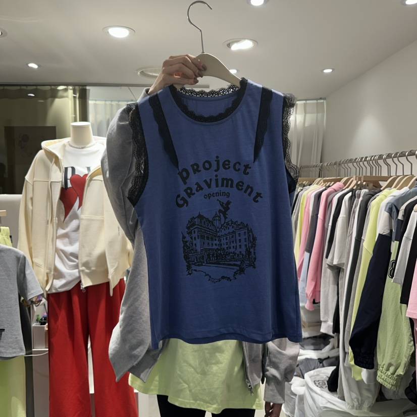 THE LOT直郵韓國代購㊣女裝新品人氣時尚25春夏推薦休閑T恤THE LOT/	LOTT恤