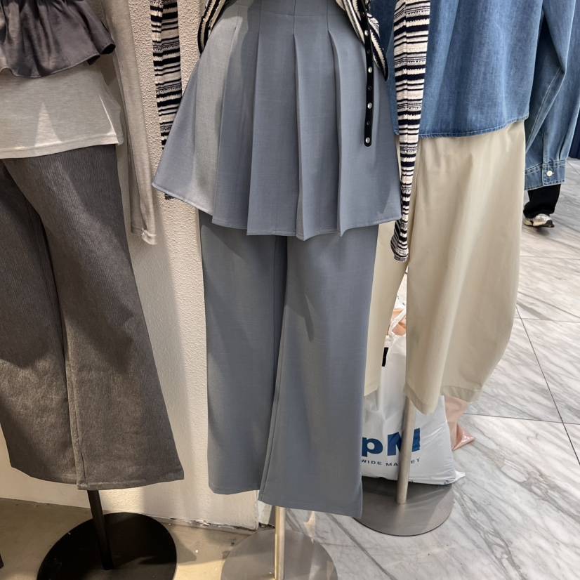 IR BIEN直郵韓國代購㊣女裝新品推薦休閑職業時尚裙褲假兩件ir bien-A裙褲