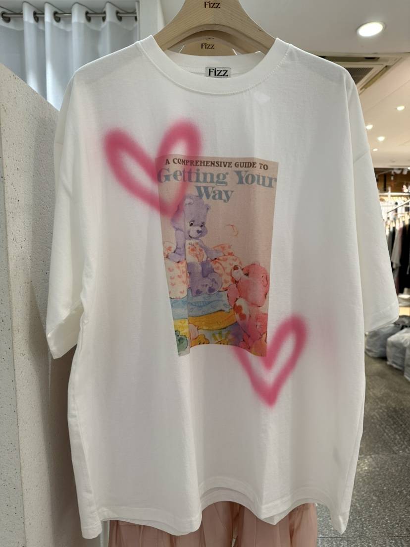 FIZZ韓國直郵㊣女裝新款熱賣休閑時尚職業人氣推薦25春夏T恤FIZZT恤
