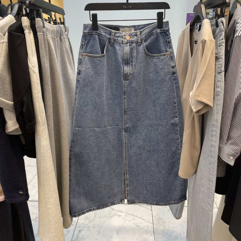 J COCO直郵韓國代購㊣女裝新品人氣休閑職業25春夏半身裙中短裙J COCO半身裙/中短裙