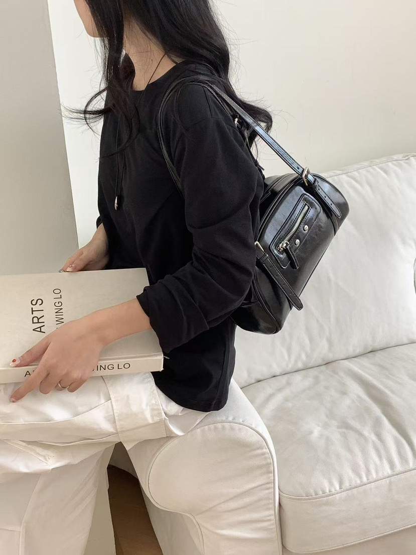 OPPA韓國直郵㊣東大門實拍女裝新款休閑熱賣25春夏單肩斜跨包OPPA單肩/斜跨包