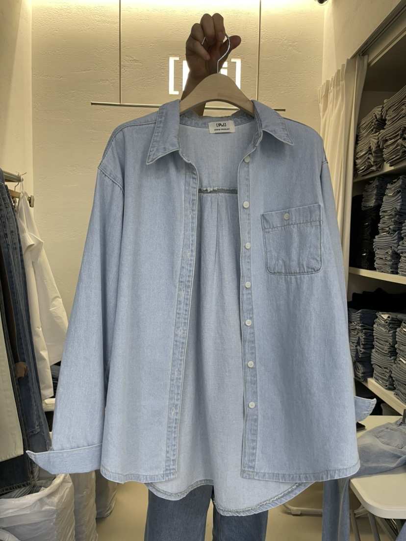 PAI韓國直郵㊣東大門實拍女裝新品人氣25春夏熱賣襯衫蕾絲衫PAI襯衫/蕾絲衫