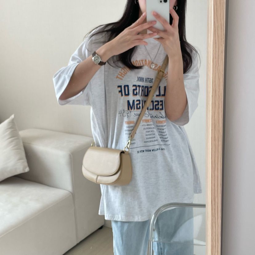 HELLO JINI韓國直郵㊣東大門實拍女裝新款休閑職業時尚T恤HELLO JINIT恤