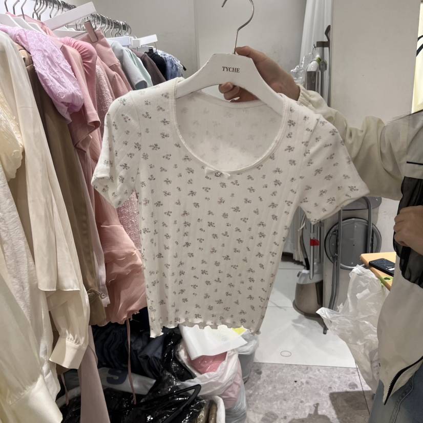 TYCHE韓國直郵㊣女裝新品推薦25春夏時尚熱賣人氣職業休閑T恤TYCHET恤