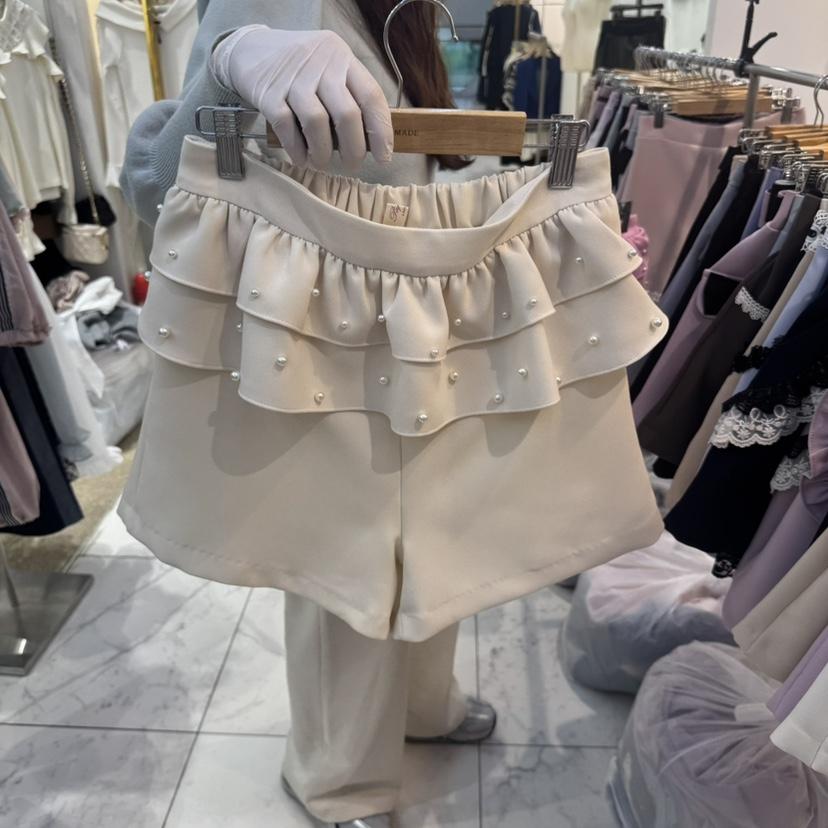 PAPA韓國㊣直郵東大門代購女裝新品時尚休閑職業裙褲可愛的PAPA裙褲