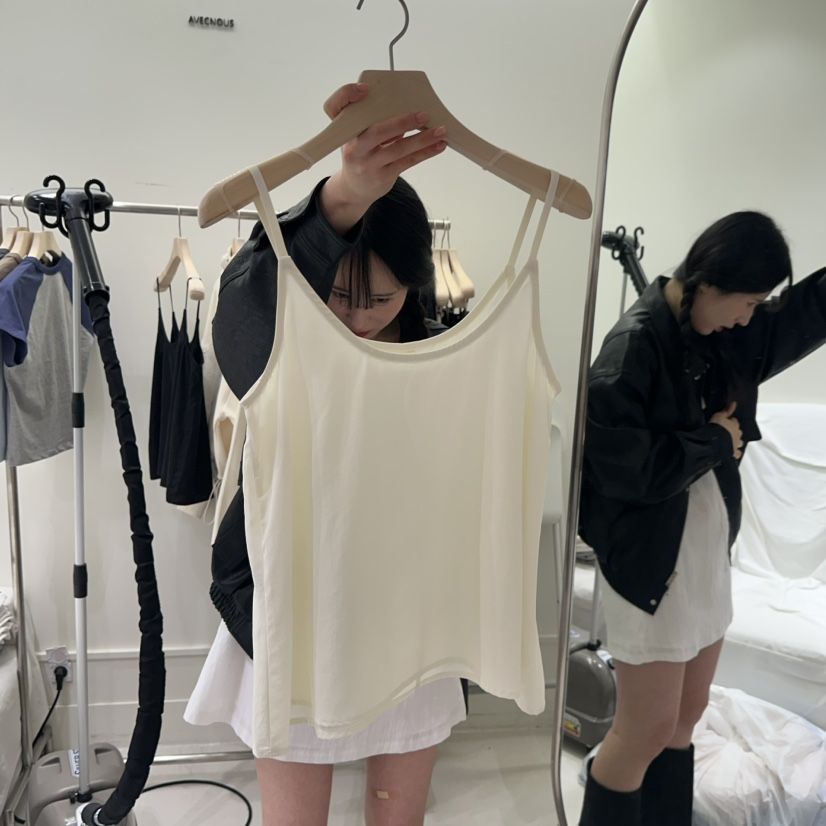 AVECNOUS韓國直郵㊣女裝新款時尚職業25春夏熱賣人氣吊帶背心AVECNOUS吊帶/背心