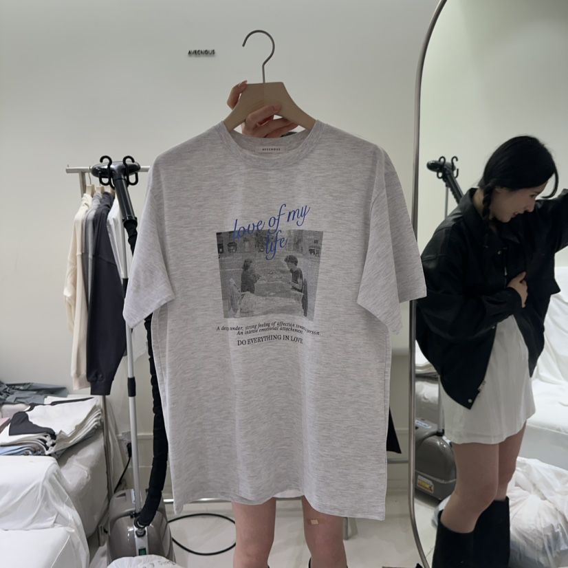 AVECNOUS韓國㊣直郵東大門代購女裝新品休閑人氣時尚熱賣T恤AVECNOUST恤