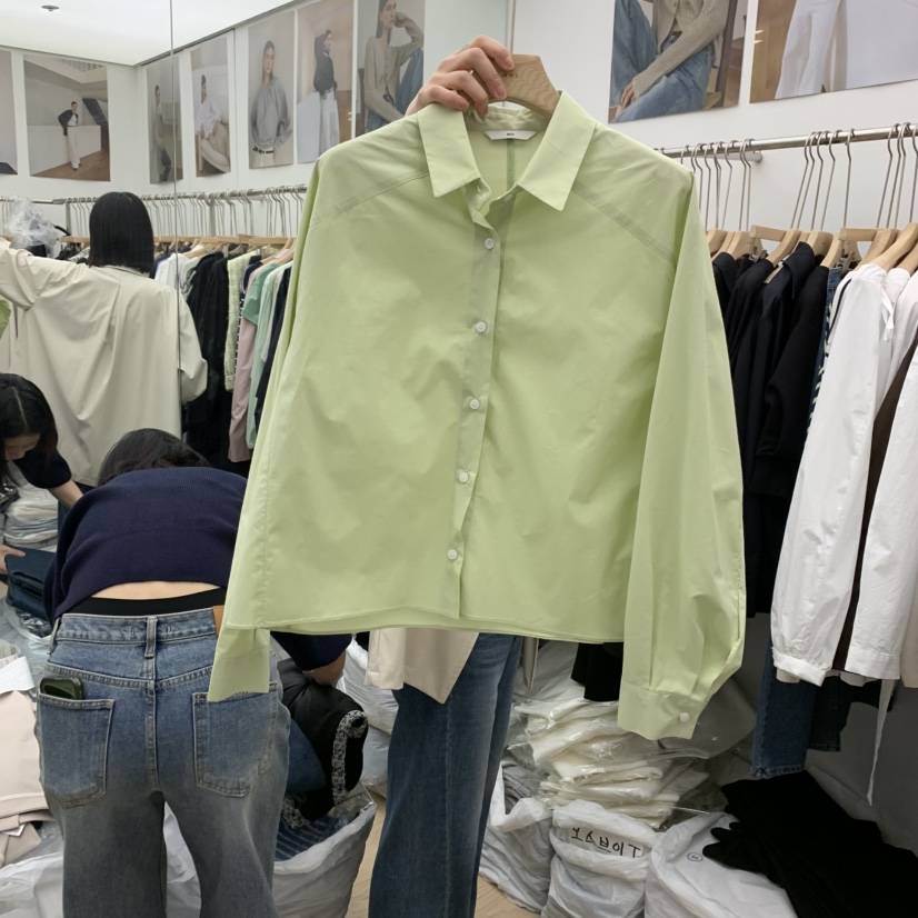 MOI-A東大門代購女士新款熱賣時尚職業推薦休閑襯衫蕾絲衫MOI-A襯衫/蕾絲衫