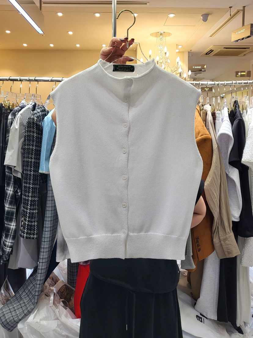 WORK SHOP韓國㊣直郵東大門代購女裝新款職業25春夏熱賣馬甲Work_shop馬甲