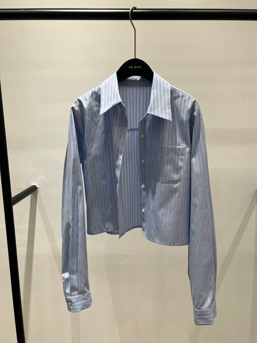 ANOVE韓國直郵㊣女裝新品推薦休閑人氣25春夏襯衫蕾絲衫條紋ANOVE襯衫/蕾絲衫
