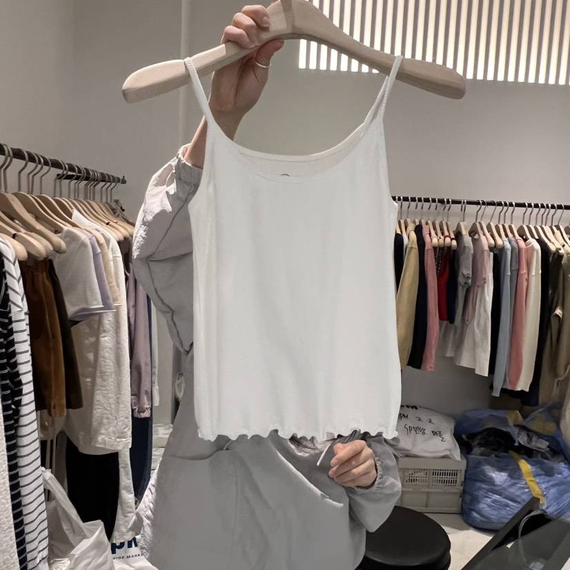 PLATE韓國㊣直郵東大門代購女裝新品職業時尚25春夏吊帶背心PLATE吊帶/背心