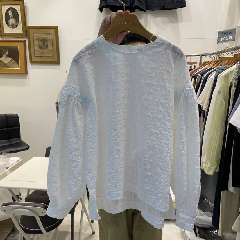 MODS-Q東大門代購女裝新款休閑25春夏時尚熱賣真品襯衫蕾絲衫MODS-Q襯衫/蕾絲衫