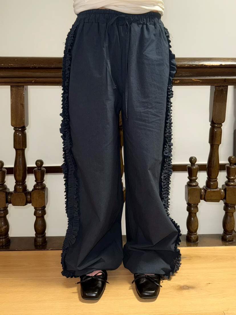 AWESOMESAUCE直郵韓國代購㊣女裝新品25春夏熱賣人氣休閑褲AWESOME SAUCE休閑褲