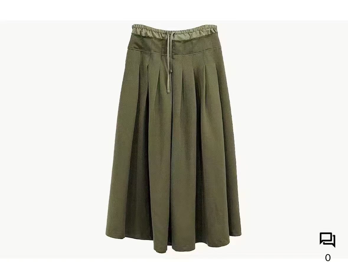 PRANA/CLOTHINK韓國直郵㊣女裝新品人氣25春夏推薦長裙褶皺PRANA/CLOTHINK長裙