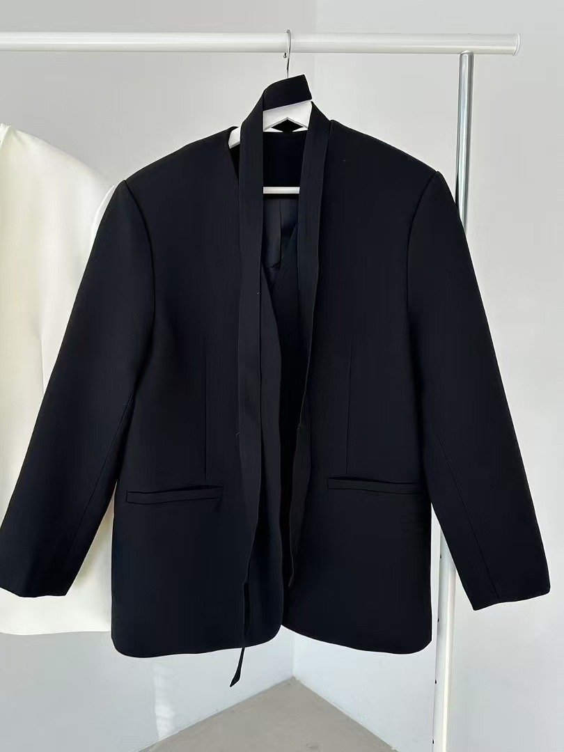 PRANA/CLOTHINK韓國直郵㊣東大門實拍女裝新品推薦夾克含脖帶PRANA/CLOTHINK夾克
