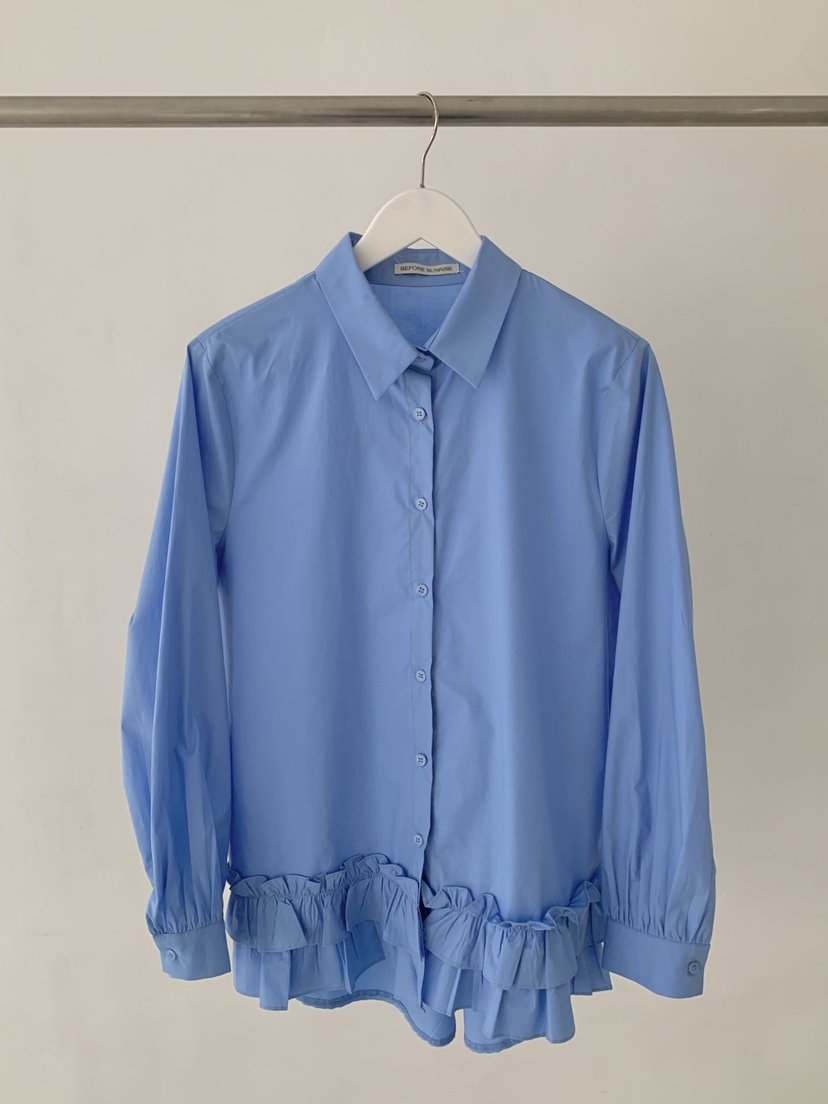 BEFORE SUNRISE韓國代購女裝新品真品熱賣休閑25春夏襯衫蕾絲衫BEFORE SUNRISE襯衫/蕾絲衫
