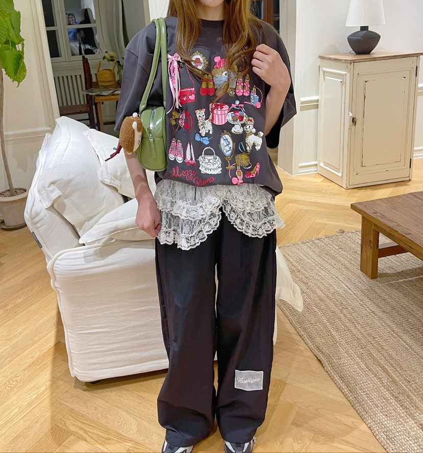 BOUTIQUE-L東大門直郵女士新品推薦真品時尚熱賣25春夏T恤BOUTIQUE-LT恤