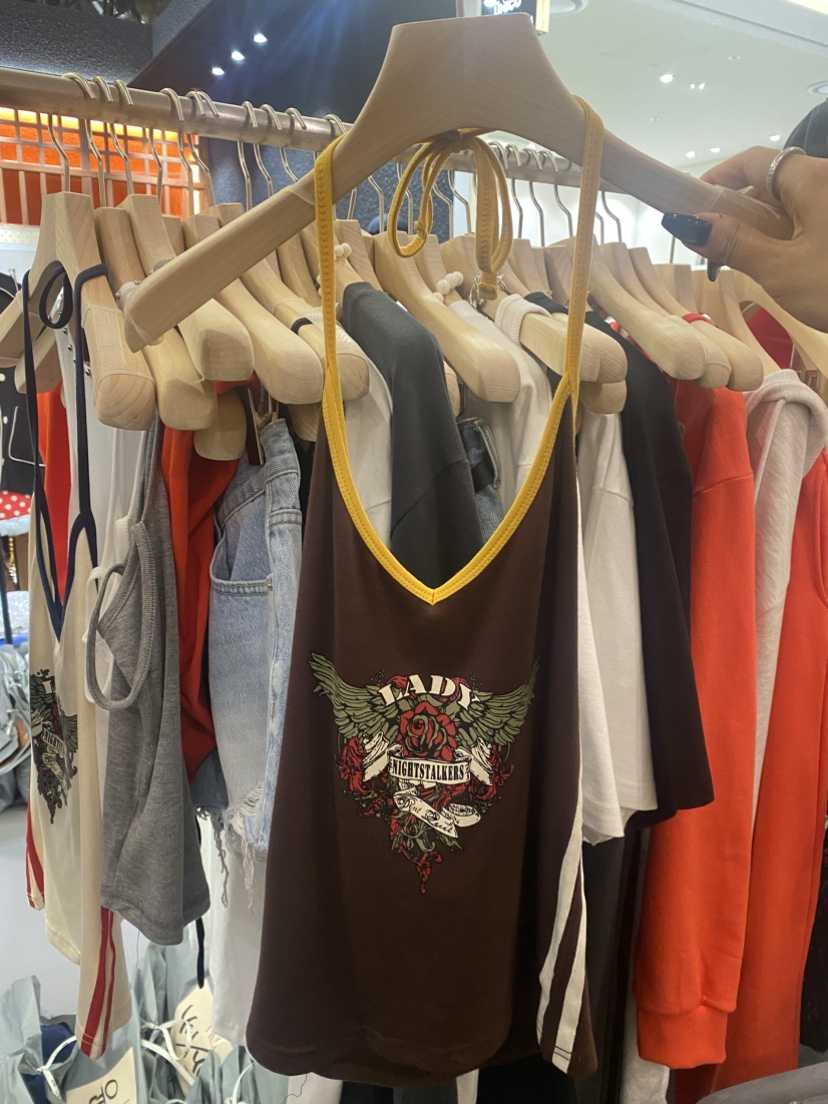 NUT韓國代購女士新品時尚推薦職業25春夏熱賣人氣休閑吊帶背心NUT吊帶/背心