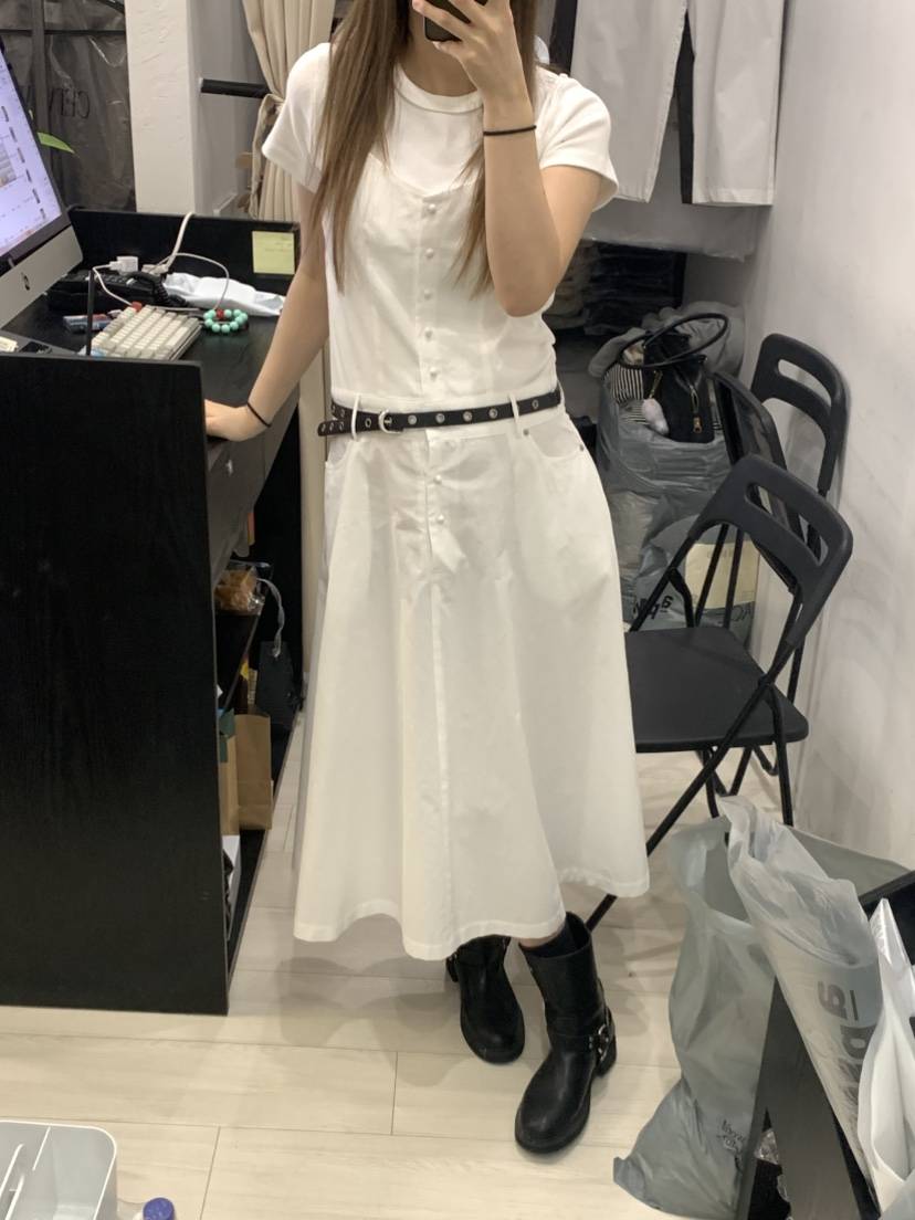 CEDARWOOD東大門實拍女裝新品推薦時尚休閑職業25春夏連衣裙CEDARWOOD連衣裙