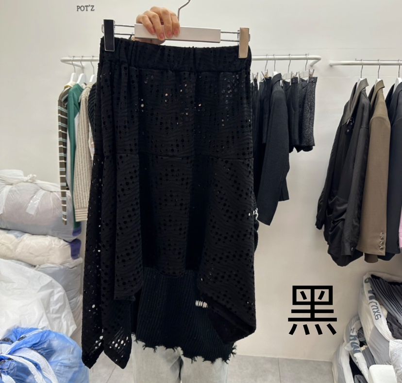POT.Z韓國直郵女士新款25春夏真品職業休閑時尚半身裙中短裙POT.Z半身裙/中短裙