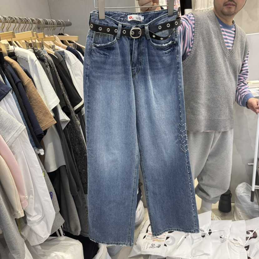 BONITA-Q東大門實拍女士新品人氣休閑真品推薦時尚25春夏牛仔褲BONITA-Q牛仔褲