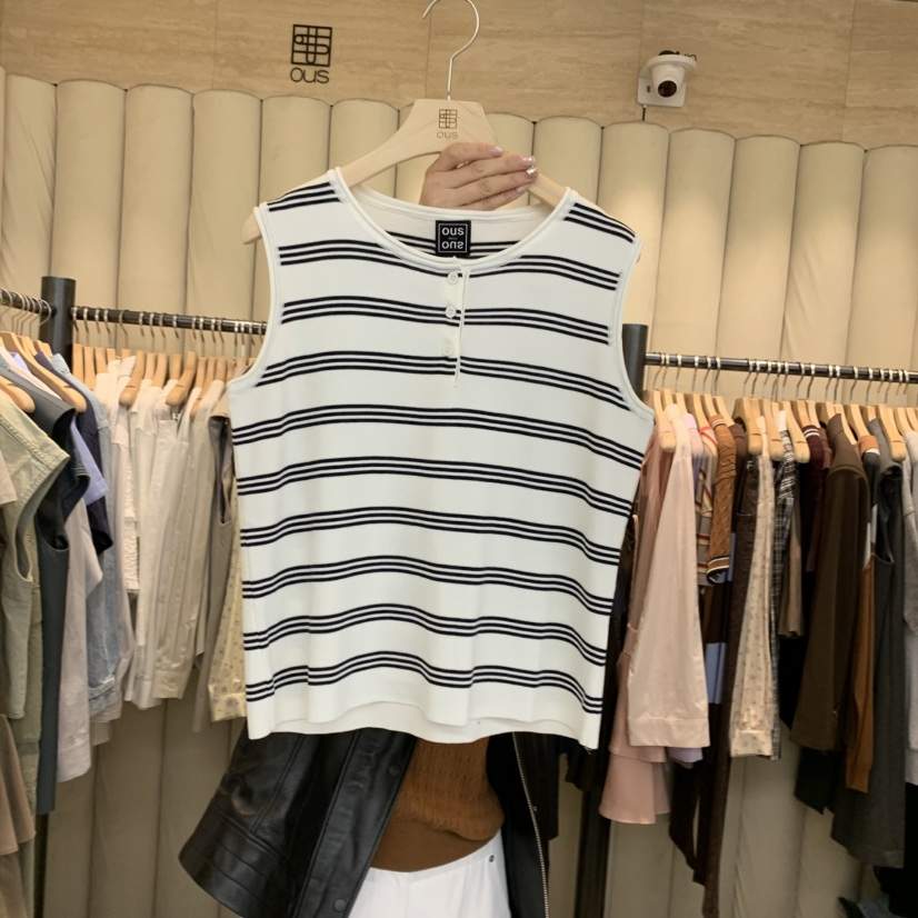 OUS/INCH-L韓國㊣直郵東大門代購女裝新品職業人氣吊帶背心OUS/INCH吊帶/背心