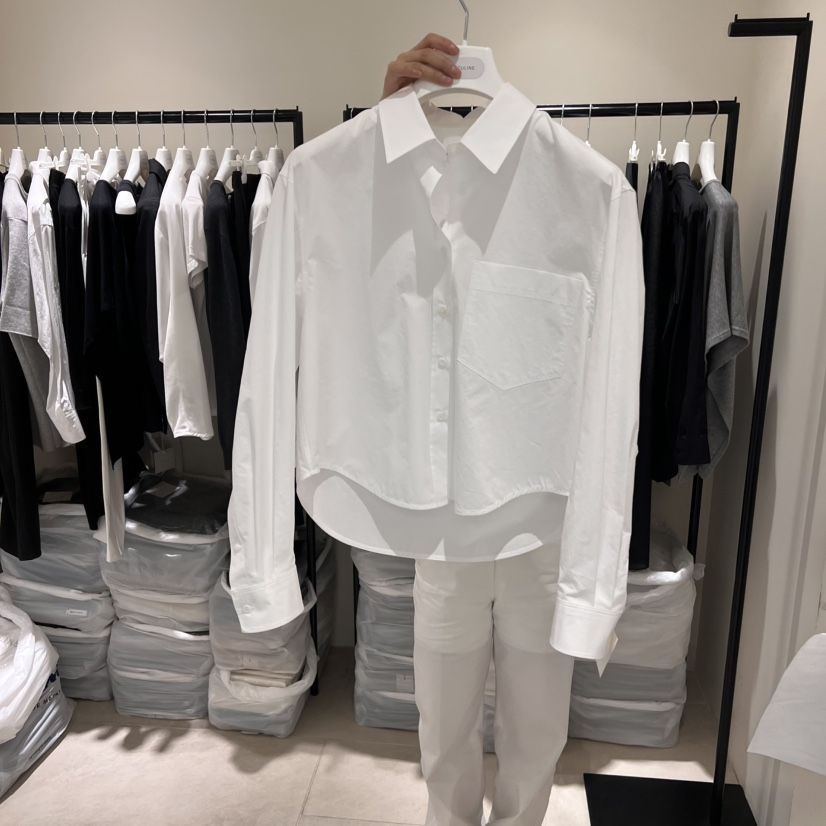 MASCULINE直郵韓國代購㊣女裝新款25春夏時尚熱賣襯衫蕾絲衫MASCULINE襯衫/蕾絲衫
