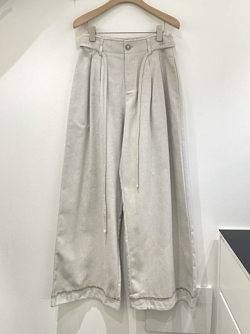 OBSESS韓國㊣直郵東大門代購女裝新品休閑推薦休閑褲含腰繩OBSESS/EARLY BIRD休閑褲