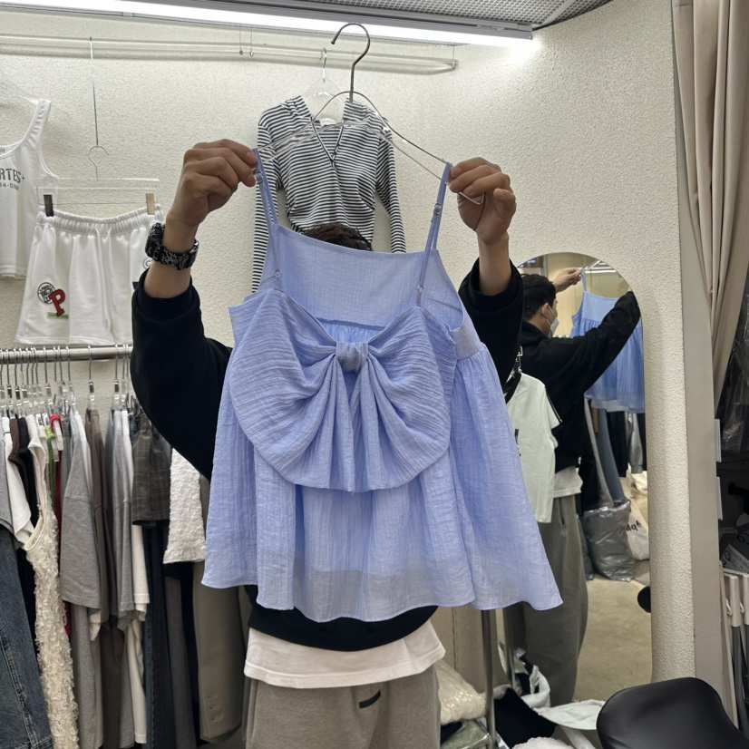 MAGOT韓國代購女士新款真品職業推薦熱賣休閑25春夏吊帶背心IIIΛGOT/MAGOT吊帶/背心