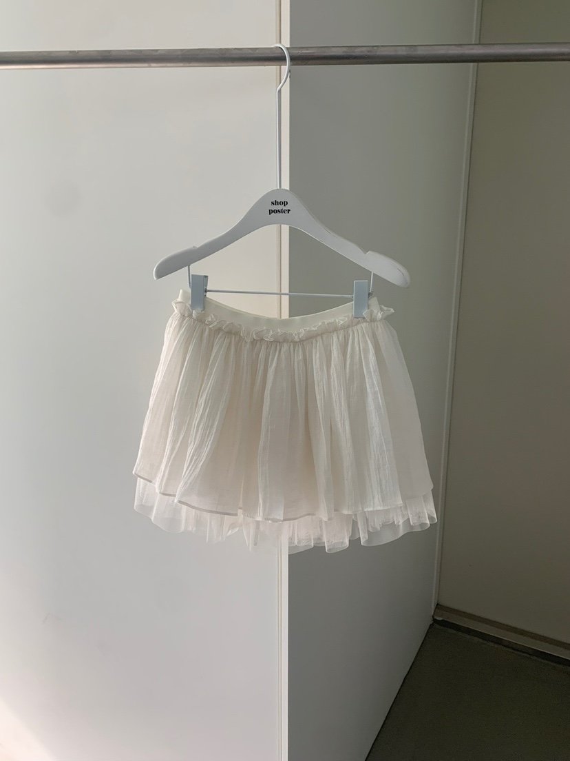 SHOP POSTER東大門實拍女裝新品職業真品25春夏時尚熱賣短裙SHOP_POSTER短裙