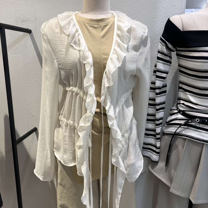 IR BIEN東大門代購女士新品時尚休閑職業推薦人氣襯衫蕾絲衫ir bien-A襯衫/蕾絲衫