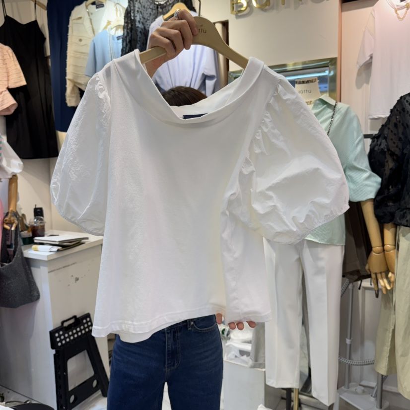 BUTTU東大門代購女裝新品25春夏真品人氣推薦職業襯衫蕾絲衫10 O CLOCK/Buttu襯衫/蕾絲衫